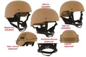 SA-ACH/MICH-LEO Ballistic Helmet